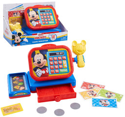 Elektrooniline kassaaparaat Disney Mickey Mouse koos tarvikutega цена и информация | Игрушки для девочек | kaup24.ee