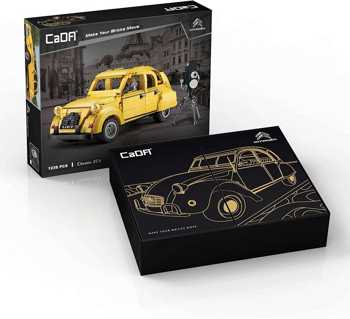 Ehitusplokid Sõiduk Citroen 2CV Cada C61026W 1238 tk. hind ja info | Klotsid ja konstruktorid | kaup24.ee