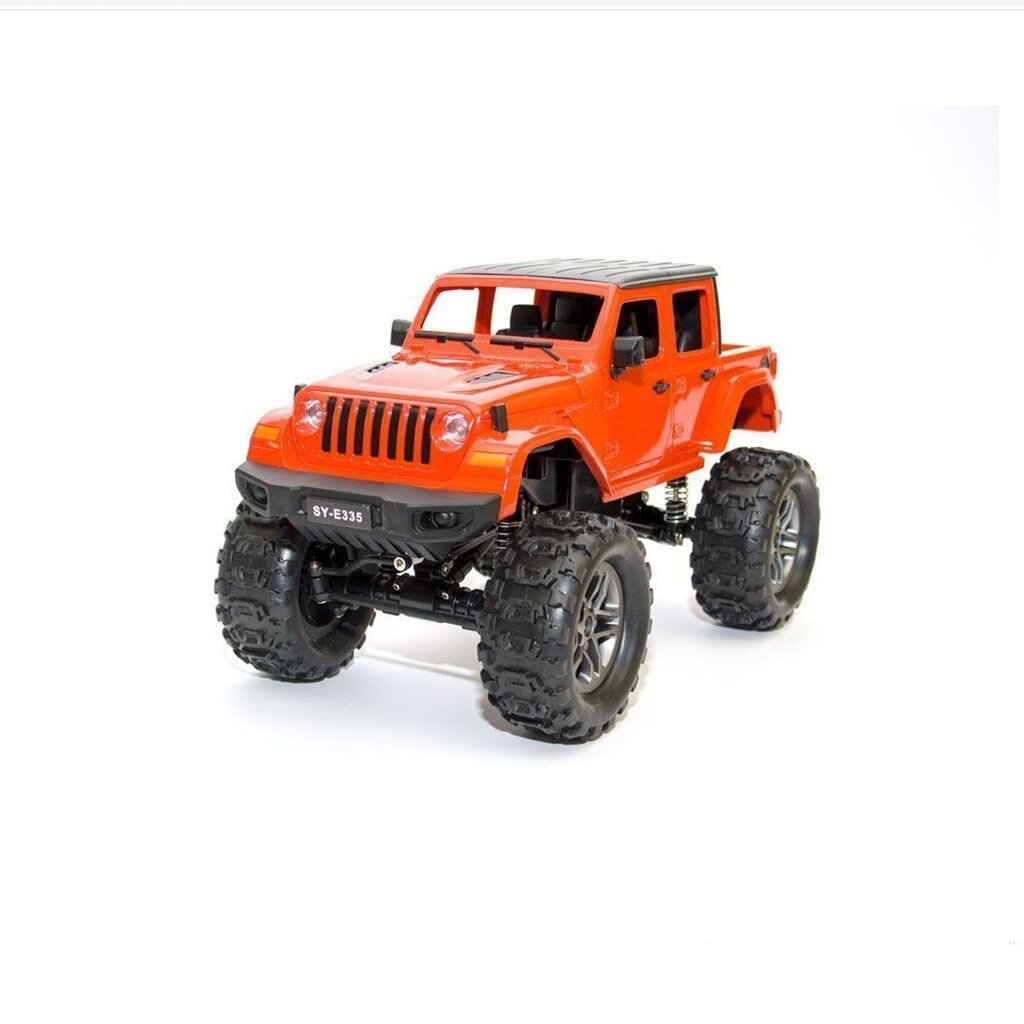 RC sõiduk Double Eagle Jeep Wrangler Pickup Truck E335-003 punane hind ja info | Poiste mänguasjad | kaup24.ee