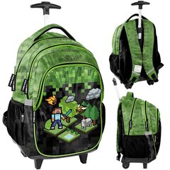 Kooli seljakott ratastel Paso Pixel Game цена и информация | Школьные рюкзаки, спортивные сумки | kaup24.ee