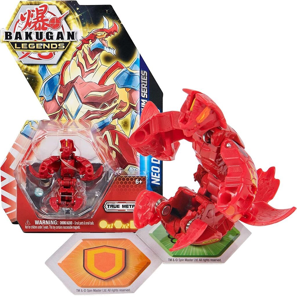 Neo Dragonoid Bakugan Legends plaatinafiguur ja kaardid hind ja info | Poiste mänguasjad | kaup24.ee