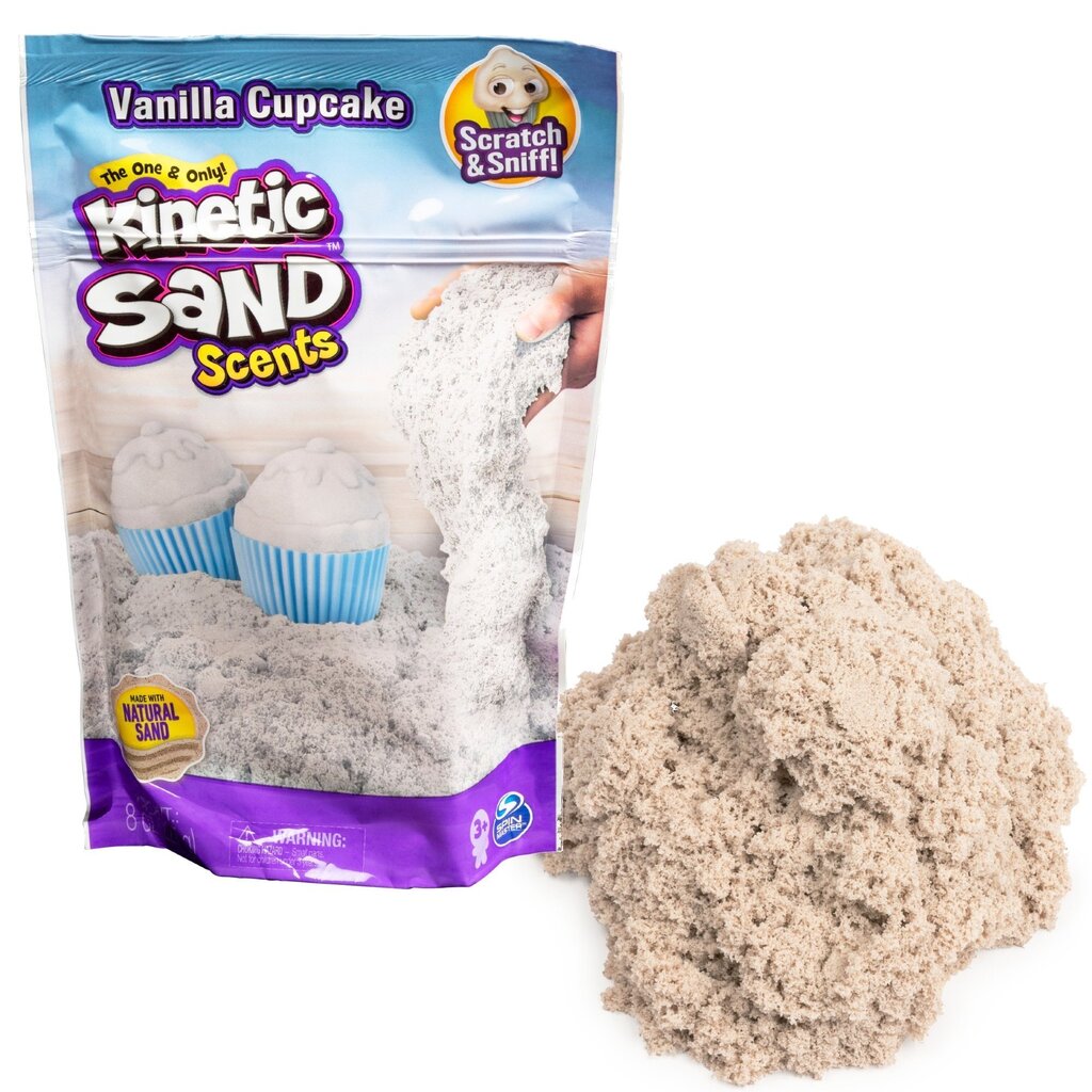 Kinetic Sand lõhnab valge vanilliga hind ja info | Kunstitarbed, voolimise tarvikud | kaup24.ee