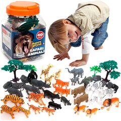 Figuurikomplekt Large Wildlife Safari 40 tk hind ja info | Poiste mänguasjad | kaup24.ee