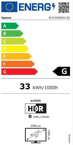 Iiyama ProLite XU3294QSU-B1 hind ja info | Monitorid | kaup24.ee