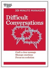 Difficult Conversations (HBR 20-Minute Manager Series) цена и информация | Книги по экономике | kaup24.ee