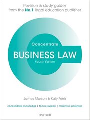 Business Law Concentrate: Law Revision and Study Guide, 4th Revised edition цена и информация | Книги по экономике | kaup24.ee