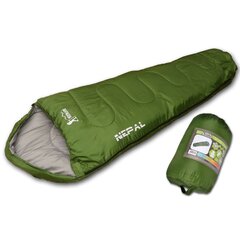 Спальный мешок Nepal, 210X80 см, темно-зеленый цена и информация | Cпальный мешок | kaup24.ee
