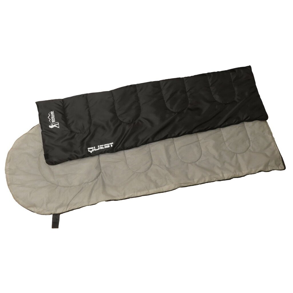 Magamiskott Quest 210 x 70 cm, must hind ja info | Magamiskotid | kaup24.ee