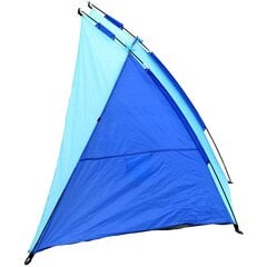 Пляжная палатка, 200x120x120 см, голубая цена и информация | Палатки | kaup24.ee