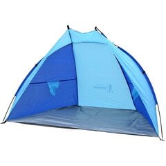 Пляжная палатка, 200x100x105 см, голубая цена и информация | Палатки | kaup24.ee