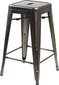 Hocker "Paris" 66 cm metallist pukk, inspireeritud "Tolix" цена и информация | Söögilaua toolid, köögitoolid | kaup24.ee