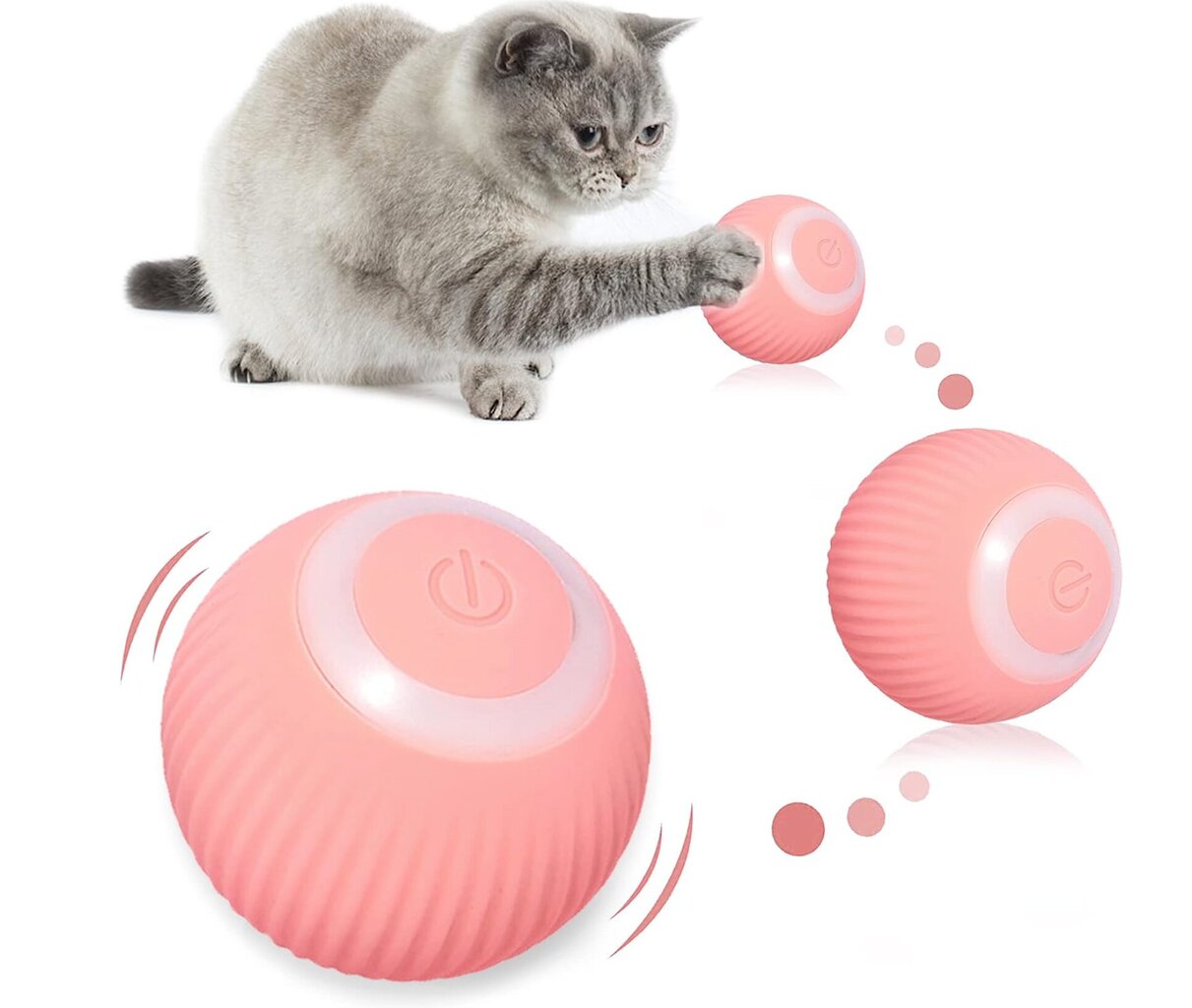 Interaktiivne nutipall kassidele Smart Cat Ball hind ja info | Mänguasjad kassidele | kaup24.ee