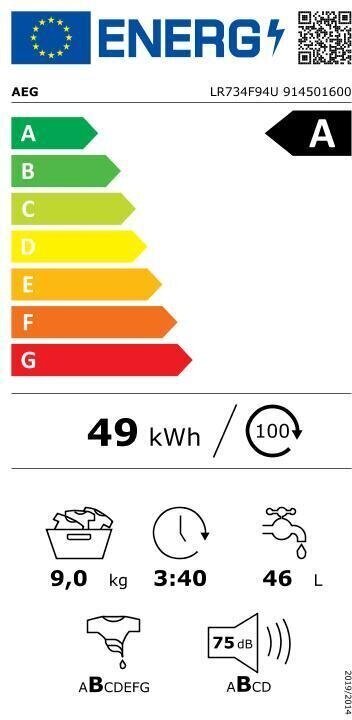 AEG LR734F94U hind ja info | Pesumasinad | kaup24.ee
