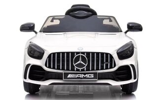 Ühekohaline elektriauto Mercedes GTR AMG 12V, valge hind ja info | Laste elektriautod | kaup24.ee