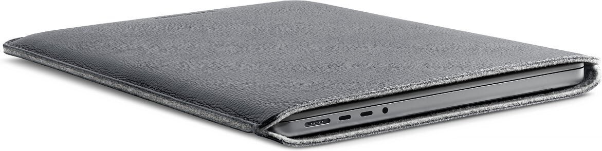 Woolnut kaitseümbris Leather Sleeve 14" MacBook Pro, hall цена и информация | Arvutikotid | kaup24.ee