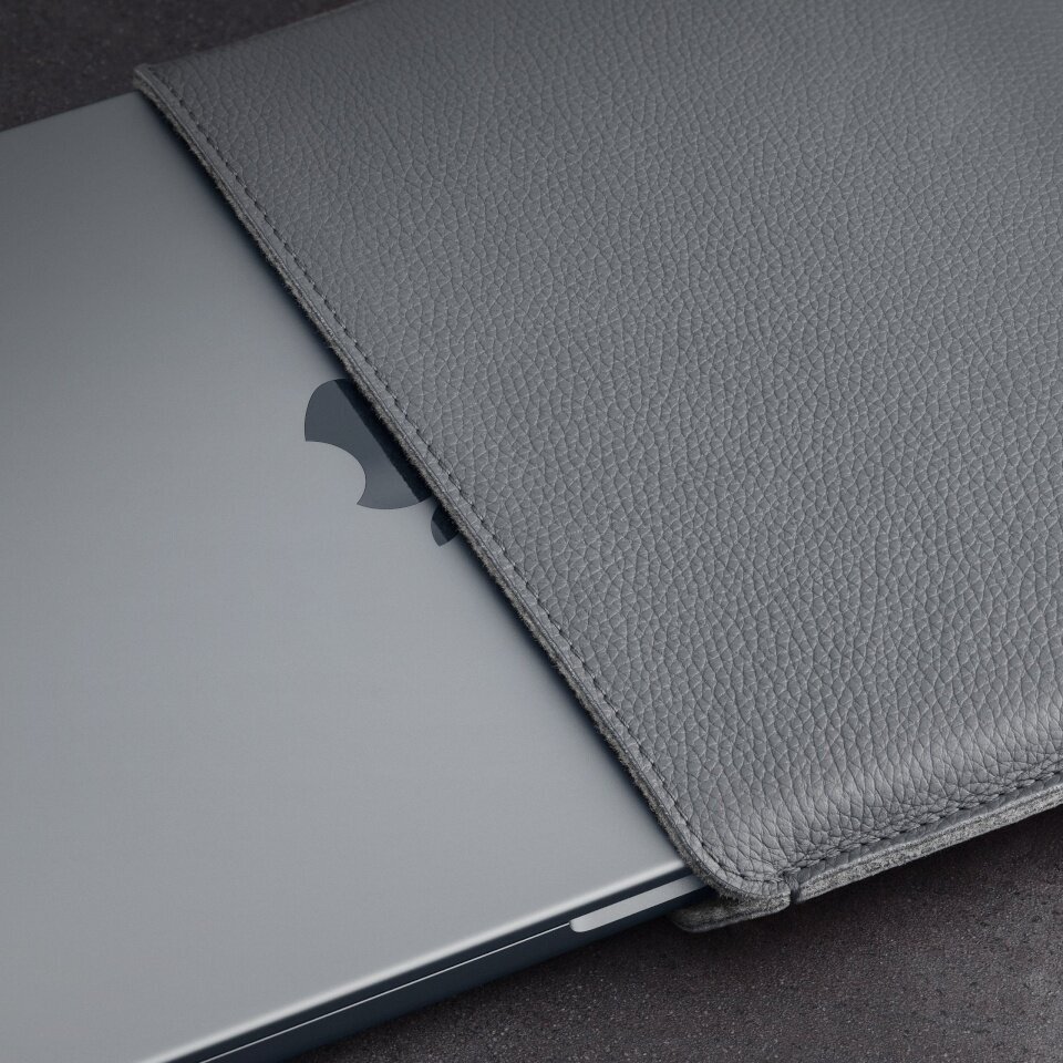 Woolnut kaitseümbris Leather Sleeve 14" MacBook Pro, hall hind ja info | Arvutikotid | kaup24.ee