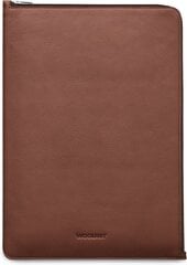 Woolnut kaitseümbris Leather Folio 16" MacBook Pro, pruun цена и информация | Компьютерные сумки | kaup24.ee