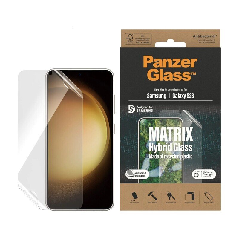 PanzerGlass Matrix Screen Protector цена и информация | Ekraani kaitsekiled | kaup24.ee