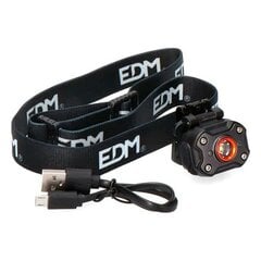 Led Pealamp Edm 8 W Must 400 lm hind ja info | Valgustid ja lambid | kaup24.ee