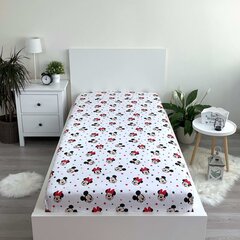 Voodilina Mickey and Minnie Stars, 90x200 cm hind ja info | Voodilinad | kaup24.ee