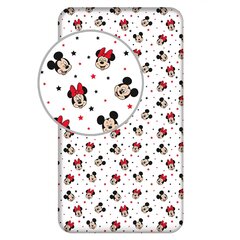 Voodilina Mickey and Minnie Stars, 90x200 cm цена и информация | Простыни | kaup24.ee