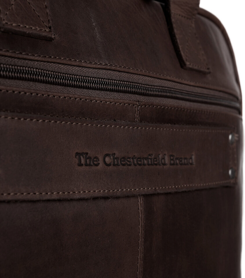 The Chesterfield Brand sülearvutikott Calvi 15.6", pruun hind ja info | Arvutikotid | kaup24.ee