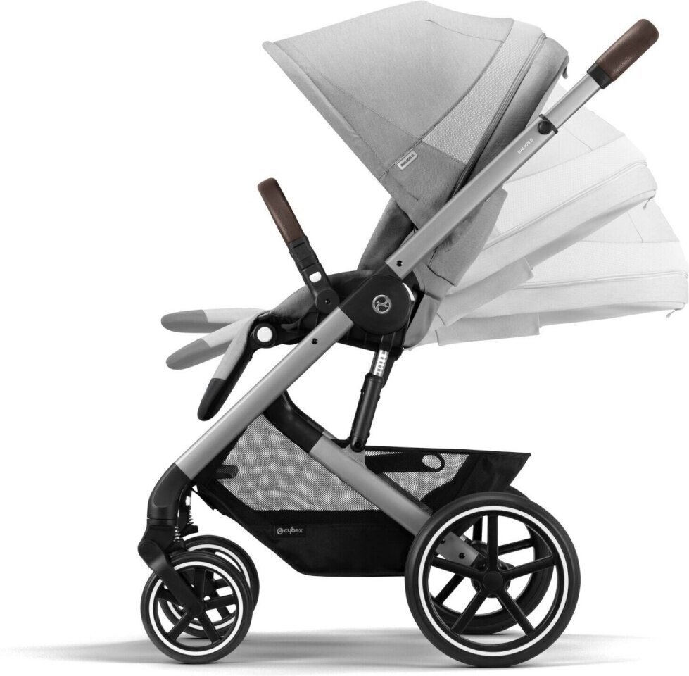 Cybex jalutuskäru Balios S Lux Lava Grey, hall hind ja info | Vankrid, jalutuskärud | kaup24.ee