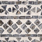 Lillepott 31 x 31 x 61 cm Grey White Mother of pearl цена и информация | Dekoratiivsed lillepotid | kaup24.ee