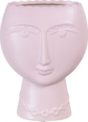 Lillepott 15 x 8,5 x 19 cm Face Ceramic Light mauve цена и информация | Вазоны | kaup24.ee