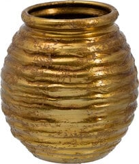 Lillepott 29 x 29 x 31,5 cm Ceramic Golden цена и информация | Вазоны | kaup24.ee