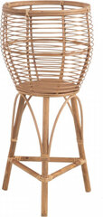 Lillepott 37,5 x 37,5 x 80 cm Natural Rattan hind ja info | Dekoratiivsed lillepotid | kaup24.ee