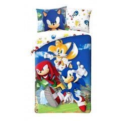 Laste voodipesukomplekt Sonic, 160x200, 2-osaline hind ja info | Beebide ja laste voodipesu | kaup24.ee