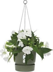 Подвесной горшок для растений Elho Greenville Зеленый Пластик (Ø 23,9 x 20,3 cm) цена и информация | Вазоны | kaup24.ee