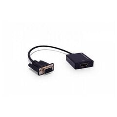 Адаптер HDMI—VGA 3GO C132 Папа/Мама цена и информация | Кабели и провода | kaup24.ee