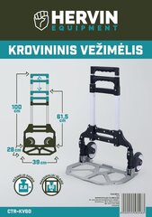Kaubakäru Hervin CTR-KV60 hind ja info | Käsitööriistad | kaup24.ee