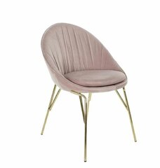 Обеденный стул DKD Home Decor Розовый Позолоченный Металл полиэстер (60 x 60 x 85 cm) цена и информация | Стулья для кухни и столовой | kaup24.ee