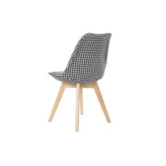 Обеденный стул DKD Home Decor, чёрный / белый, 47 x 50 x 80 см цена и информация | Стулья для кухни и столовой | kaup24.ee
