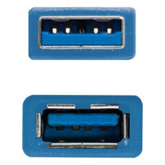Võrgukaabel USB C-DisplayPort Adapter Nanocable 10.01.0901-BL, sinine цена и информация | Кабели и провода | kaup24.ee