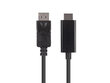 DisplayPort-HDMI Kaabel Lanberg CA-DPHD-11CC-0030-BK 3 m цена и информация | Kaablid ja juhtmed | kaup24.ee