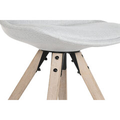 Обеденный стул DKD Home Decor полиэстер Светло-серый Дуб (48 x 44 x 84 cm) цена и информация | Стулья для кухни и столовой | kaup24.ee