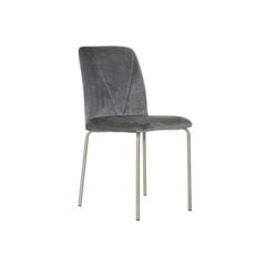 Обеденный стул DKD Home Decor Серый Металл полиэстер (44 x 46 x 90 cm) цена и информация | Стулья для кухни и столовой | kaup24.ee