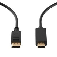 Ewent EC1430, HDMI/DP, 3 m цена и информация | Кабели и провода | kaup24.ee