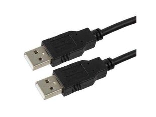 USB-kaabel Gembird AM-AM 1,8 m, must цена и информация | Кабели и провода | kaup24.ee