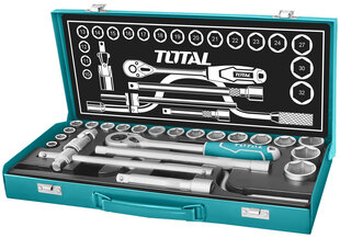 Набор головок Total THT141253 цена и информация | Механические инструменты | kaup24.ee