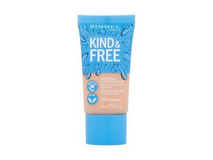 Основа для макияжа Rimmel London Kind y Free Skin Tint Foundation 150-Rose Vanilla, 30 мл цена и информация | Пудры, базы под макияж | kaup24.ee