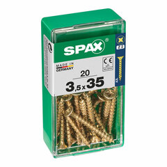 Kruvid Spax 0.35 x 3.5 cm hind ja info | Kinnitusvahendid | kaup24.ee