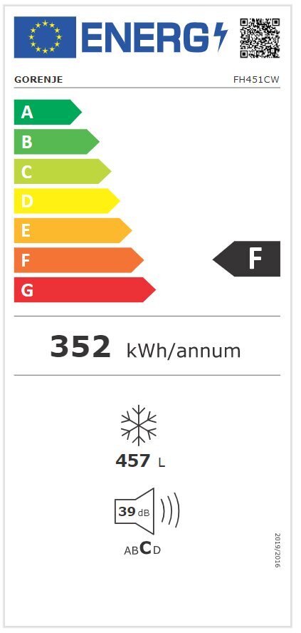 Gorenje FH451CW hind ja info | Sügavkülmikud ja külmakirstud | kaup24.ee