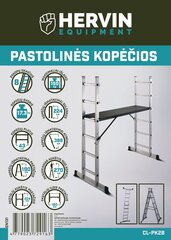 Лестница для строительных лесов Hervin CL-PK28 цена и информация | Лестницы для батутов | kaup24.ee