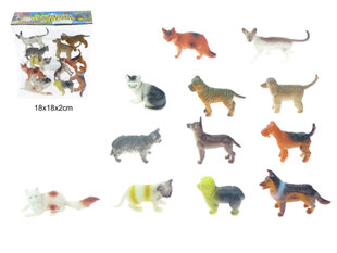 Фигурки животных (коты, собаки) Jin. 8-10 см цена и информация | Развивающие игрушки | kaup24.ee