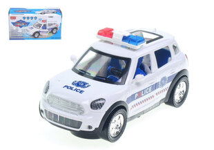 Движущаяся машина Police, со световым и звуковым эффектом JIn цена и информация | Развивающий мелкую моторику - кинетический песок KeyCraft NV215 (80 г) детям от 3+ лет, бежевый | kaup24.ee